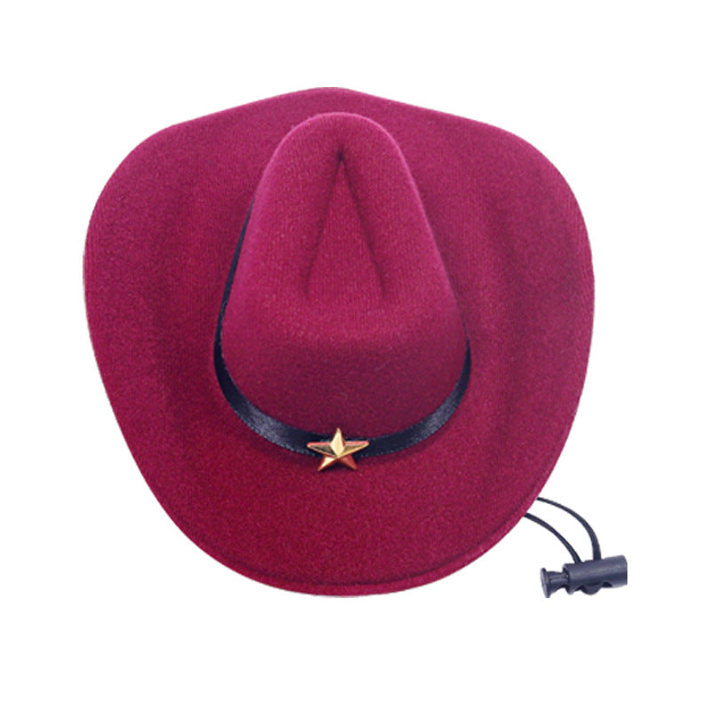 1 Set British Style Pet Hat & Bandana Suitable for Dogs & Cats - Adjustable Brim Retro Headwear with Tie Bandana, Small Breed Dog\u002F Headpiece for Themed Photoshoots, Costume Parties, Casual Attire