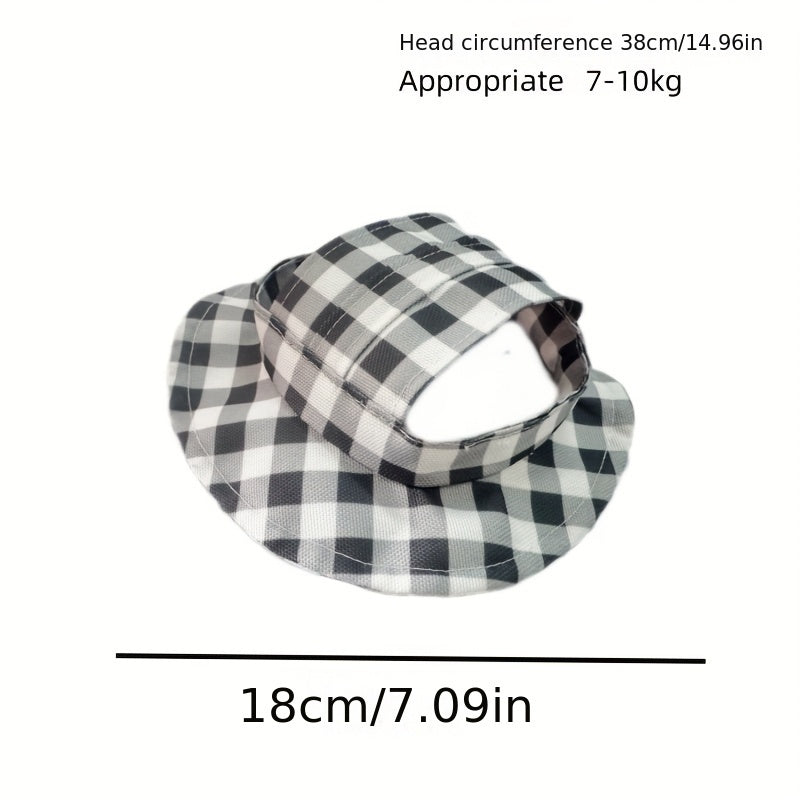 Cat Hat Out Dog Visor Ears, Hood Pet Bucket Hat Cute Headgear