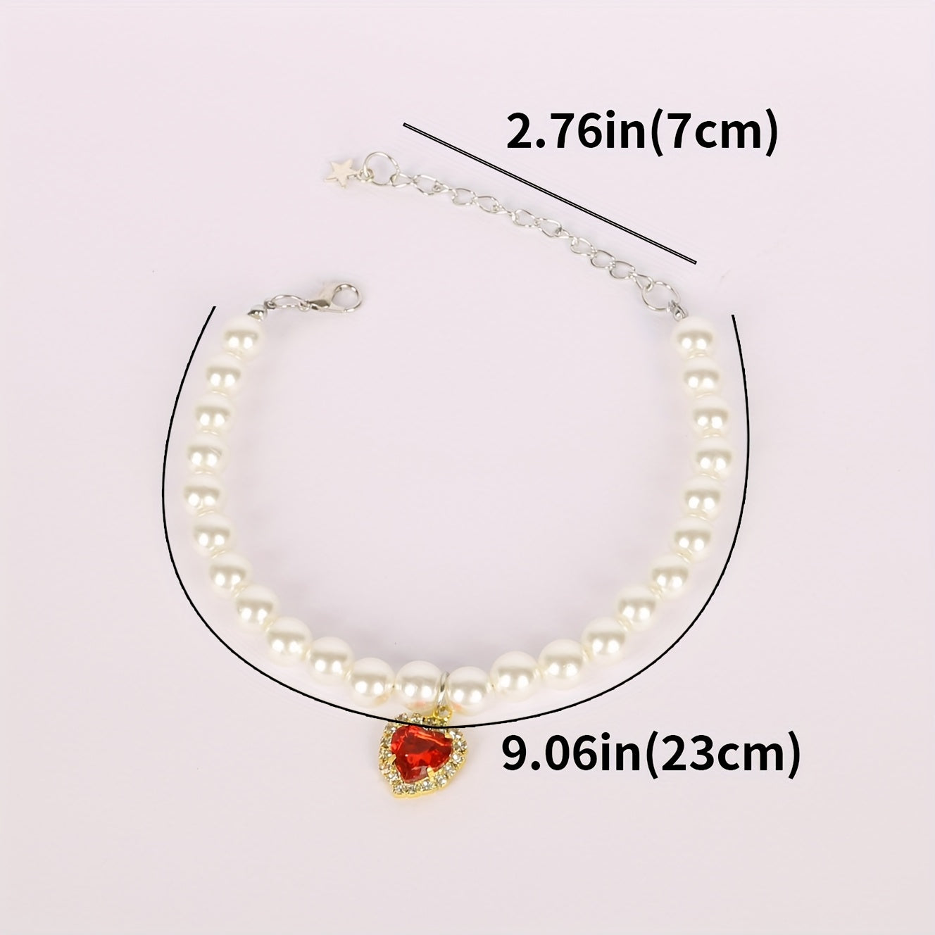adjustable pet pearl necklace collar for dogs and cats with Synthetic Gemstonestone accessories - beaded dog collar for girl pets dog and cat wedding necklace