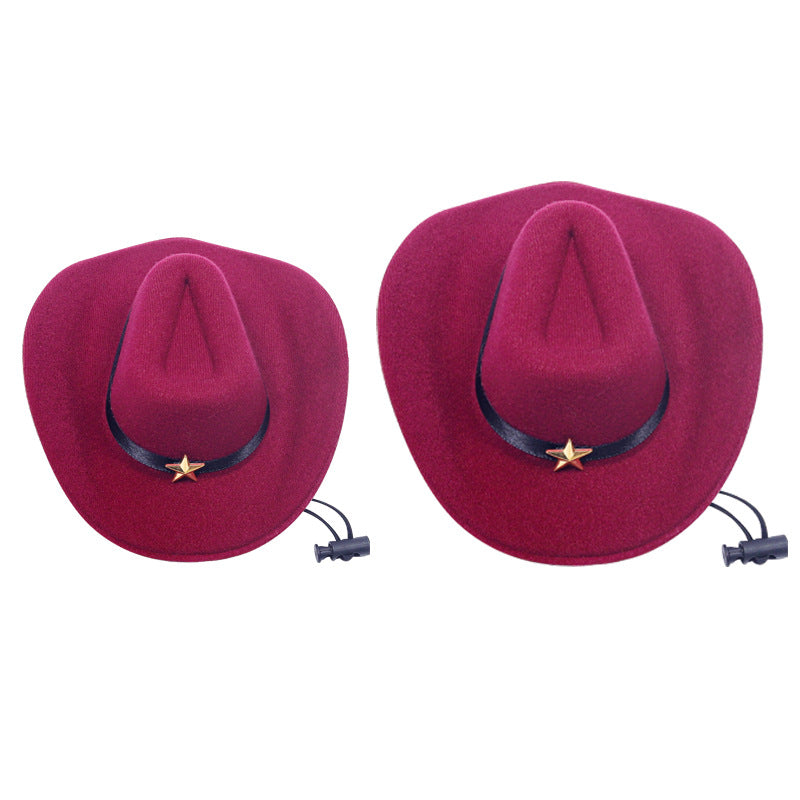 1 Set British Style Pet Hat & Bandana Suitable for Dogs & Cats - Adjustable Brim Retro Headwear with Tie Bandana, Small Breed Dog\u002F Headpiece for Themed Photoshoots, Costume Parties, Casual Attire